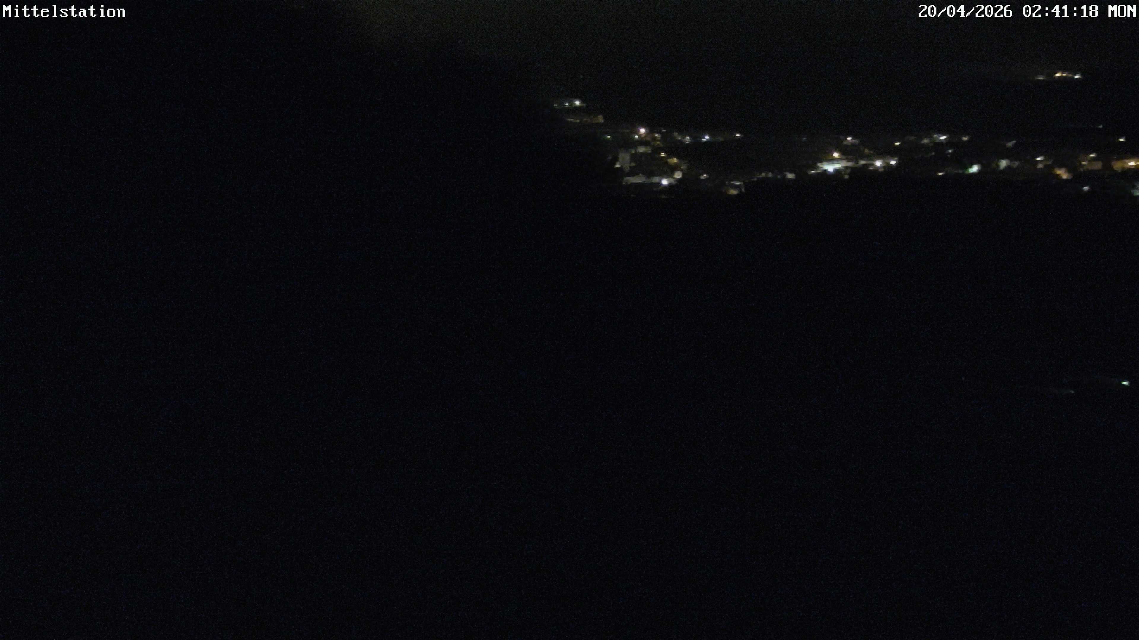 Archiv Foto Webcam Lössnitz: Skilift Mittelstation