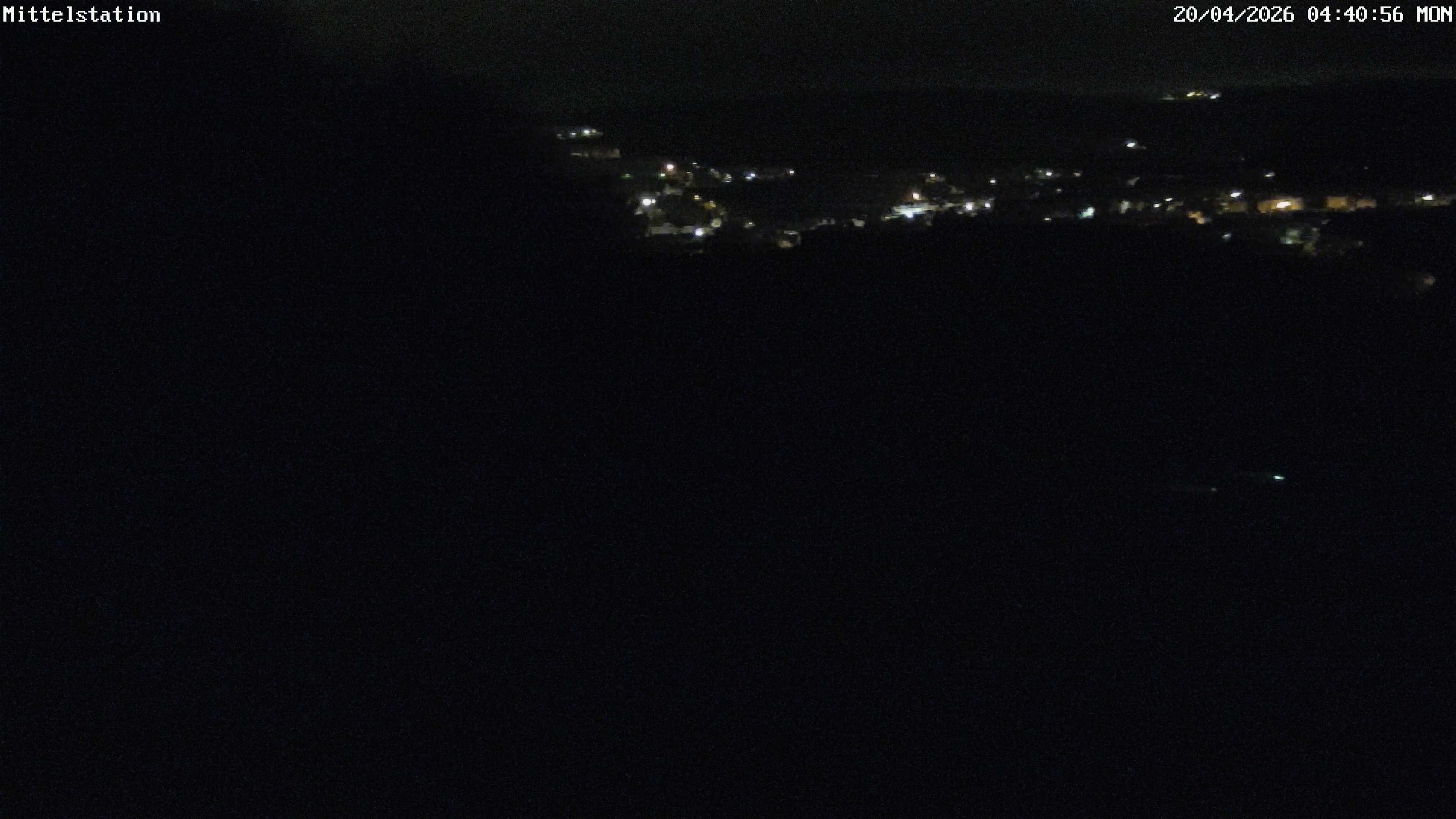 Archiv Foto Webcam Lössnitz: Skilift Mittelstation