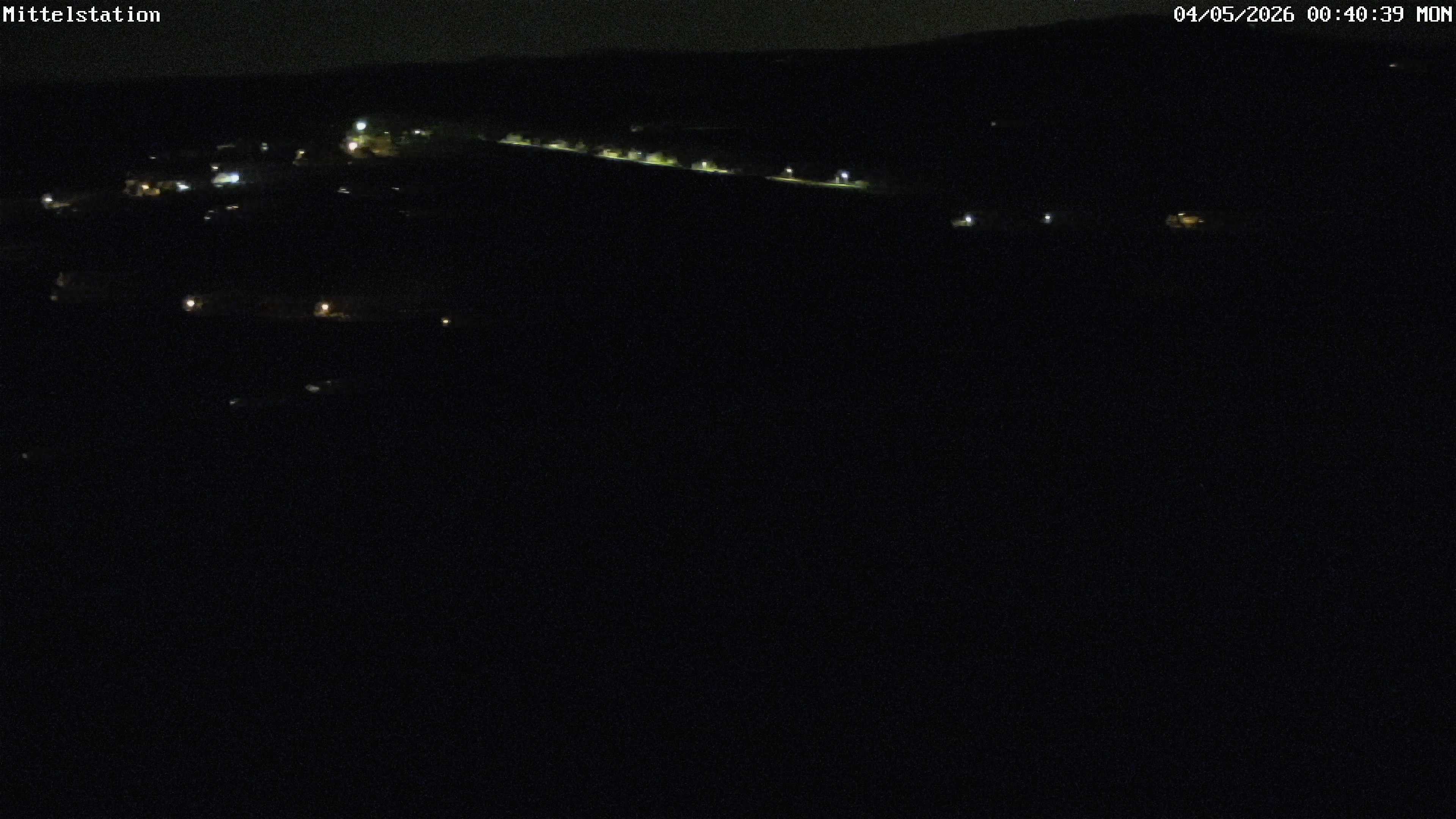 Archiv Foto Webcam Lössnitz: Skilift Mittelstation