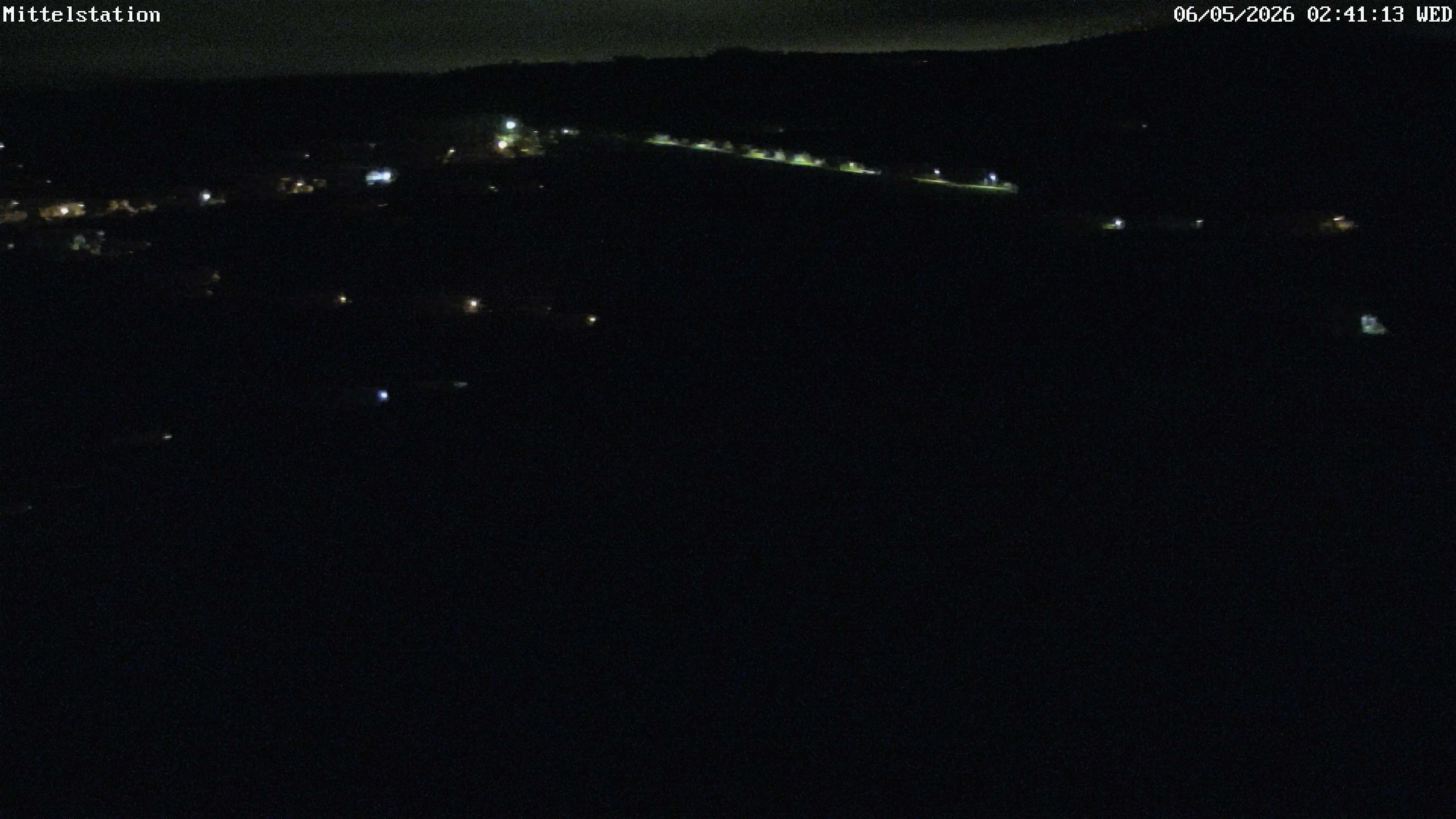 Archiv Foto Webcam Lössnitz: Skilift Mittelstation