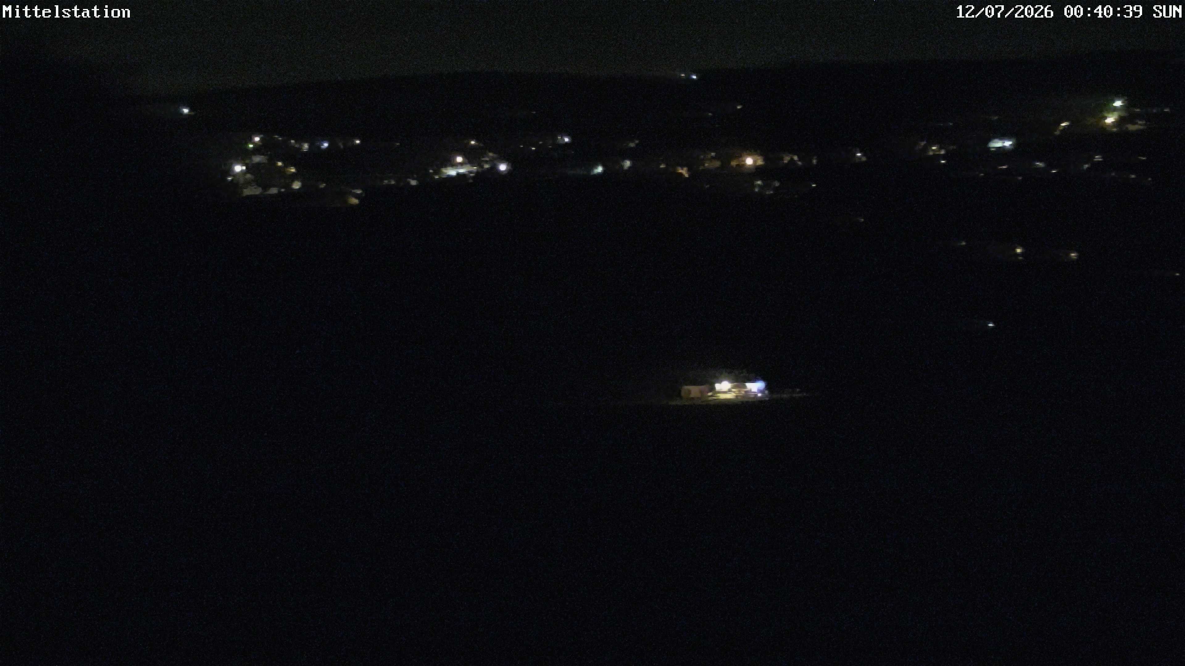Archived image Webcam Lössnitz: Lift Middle Station