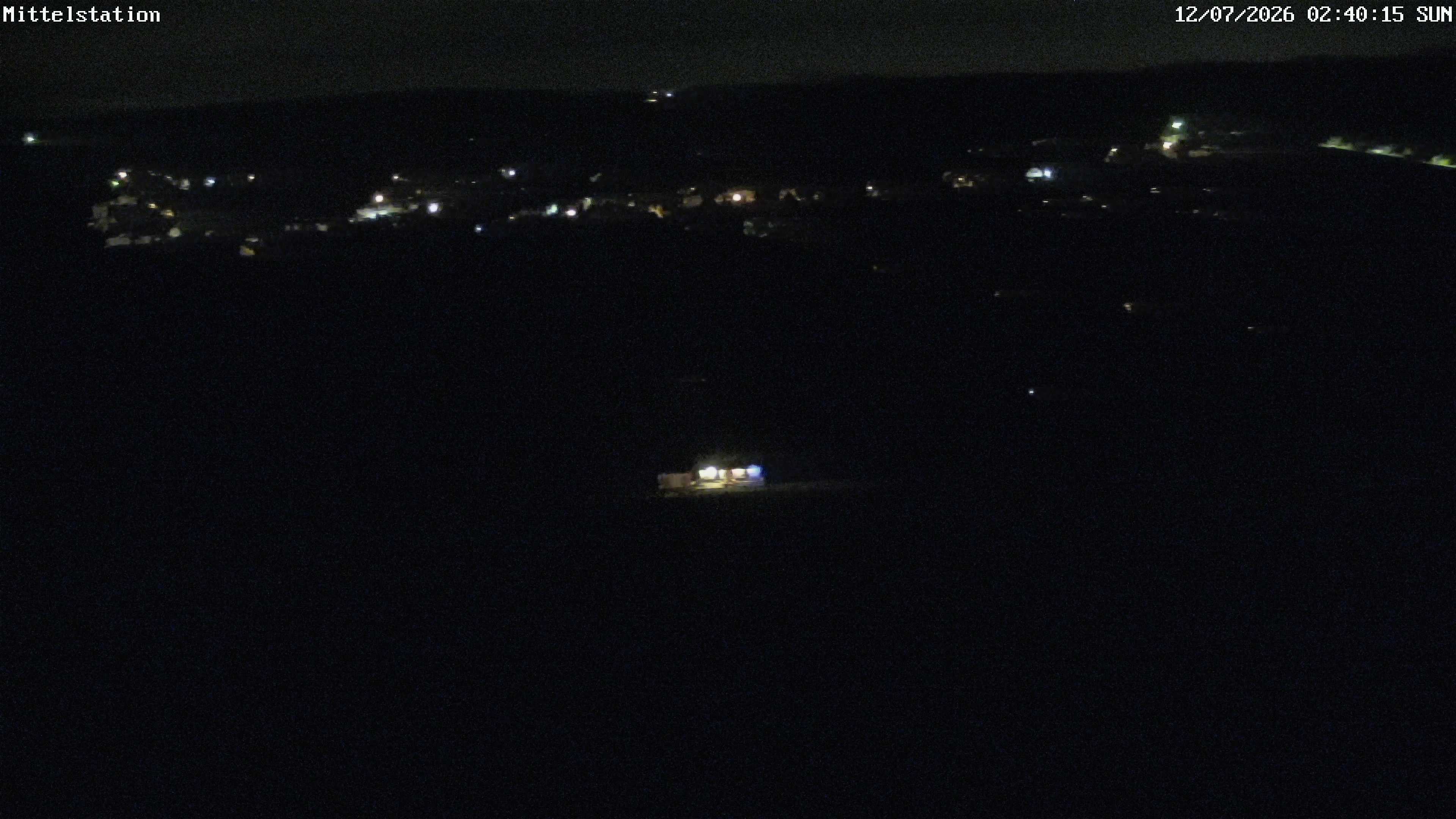Archived image Webcam Lössnitz: Lift Middle Station