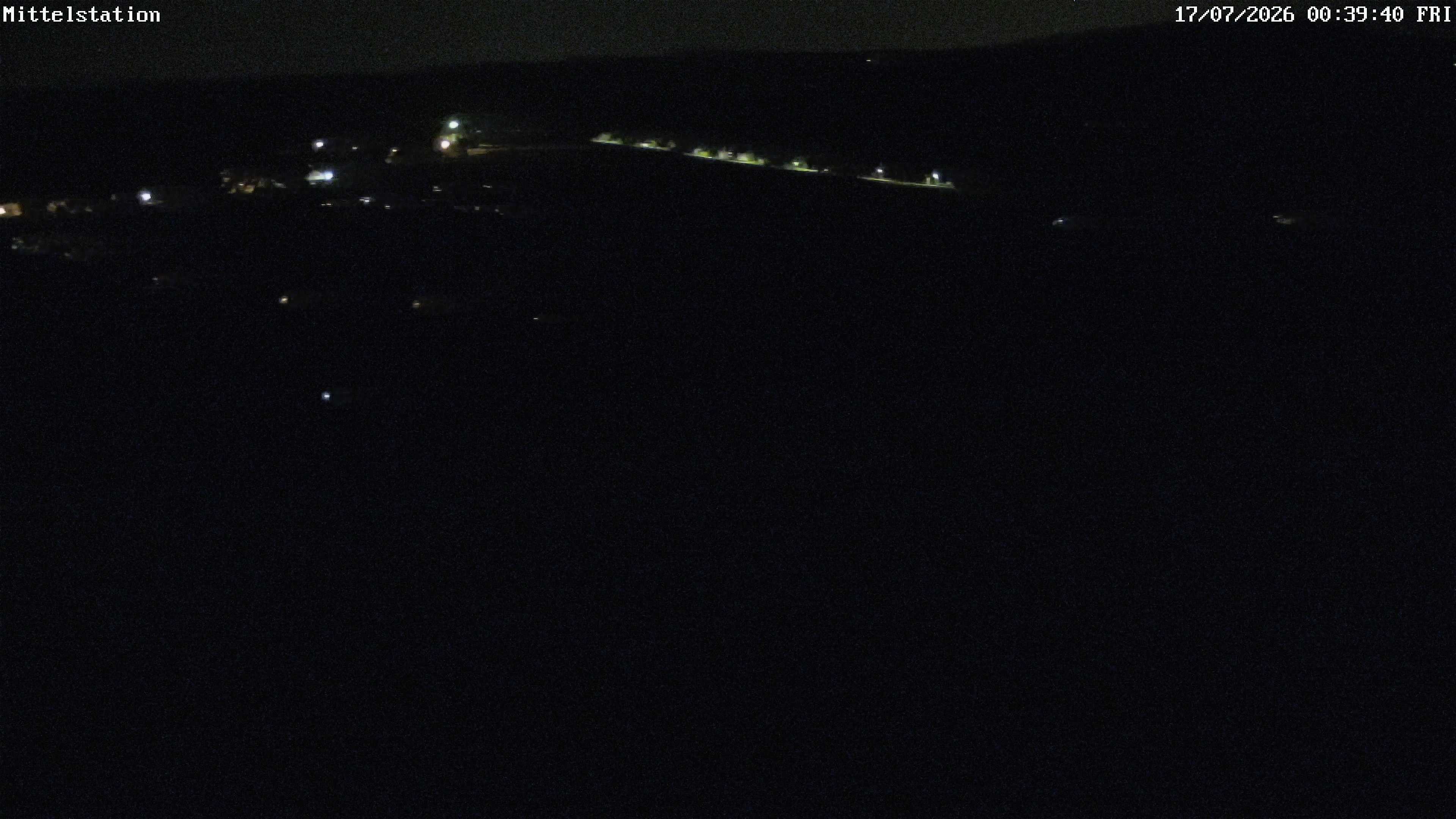Archiv Foto Webcam Lössnitz: Skilift Mittelstation