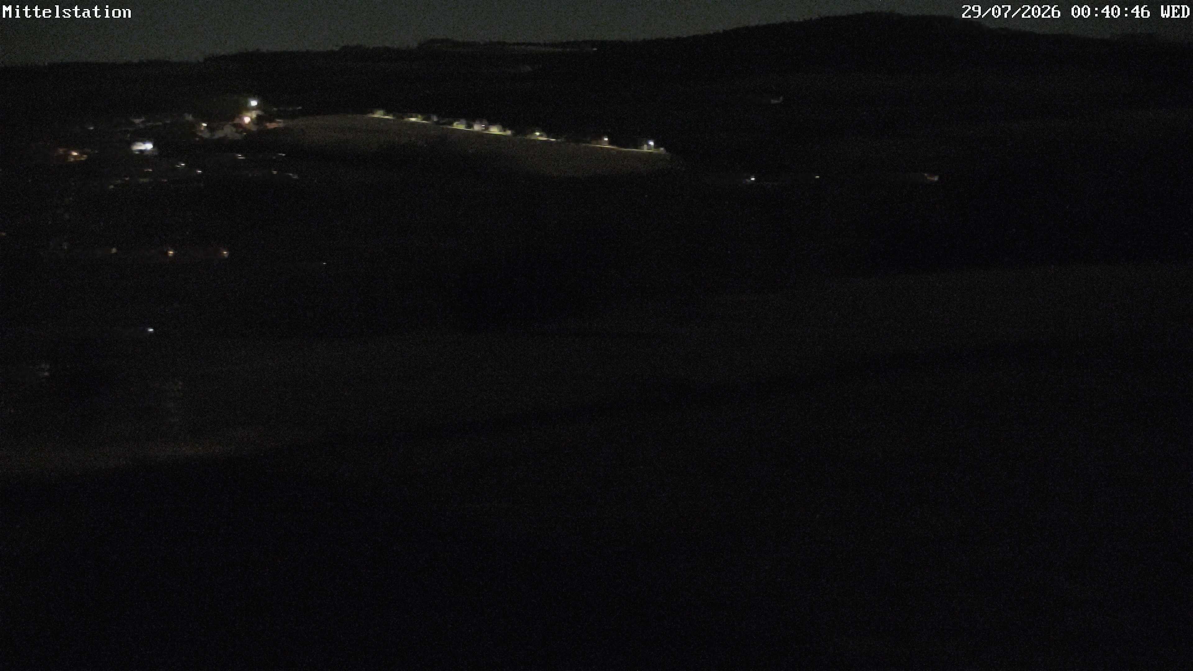 Archiv Foto Webcam Lössnitz: Skilift Mittelstation