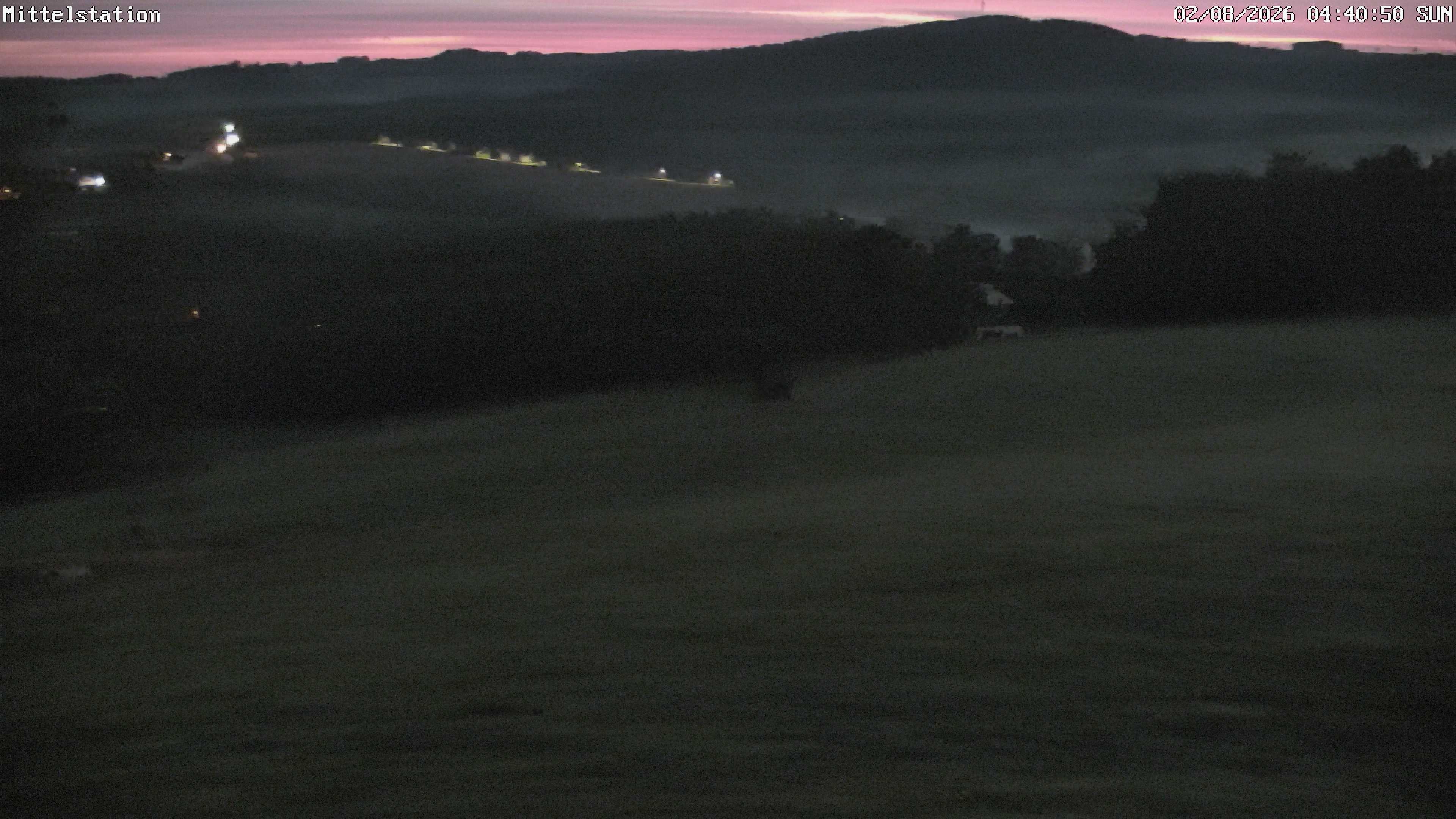 Archived image Webcam Lössnitz: Lift Middle Station