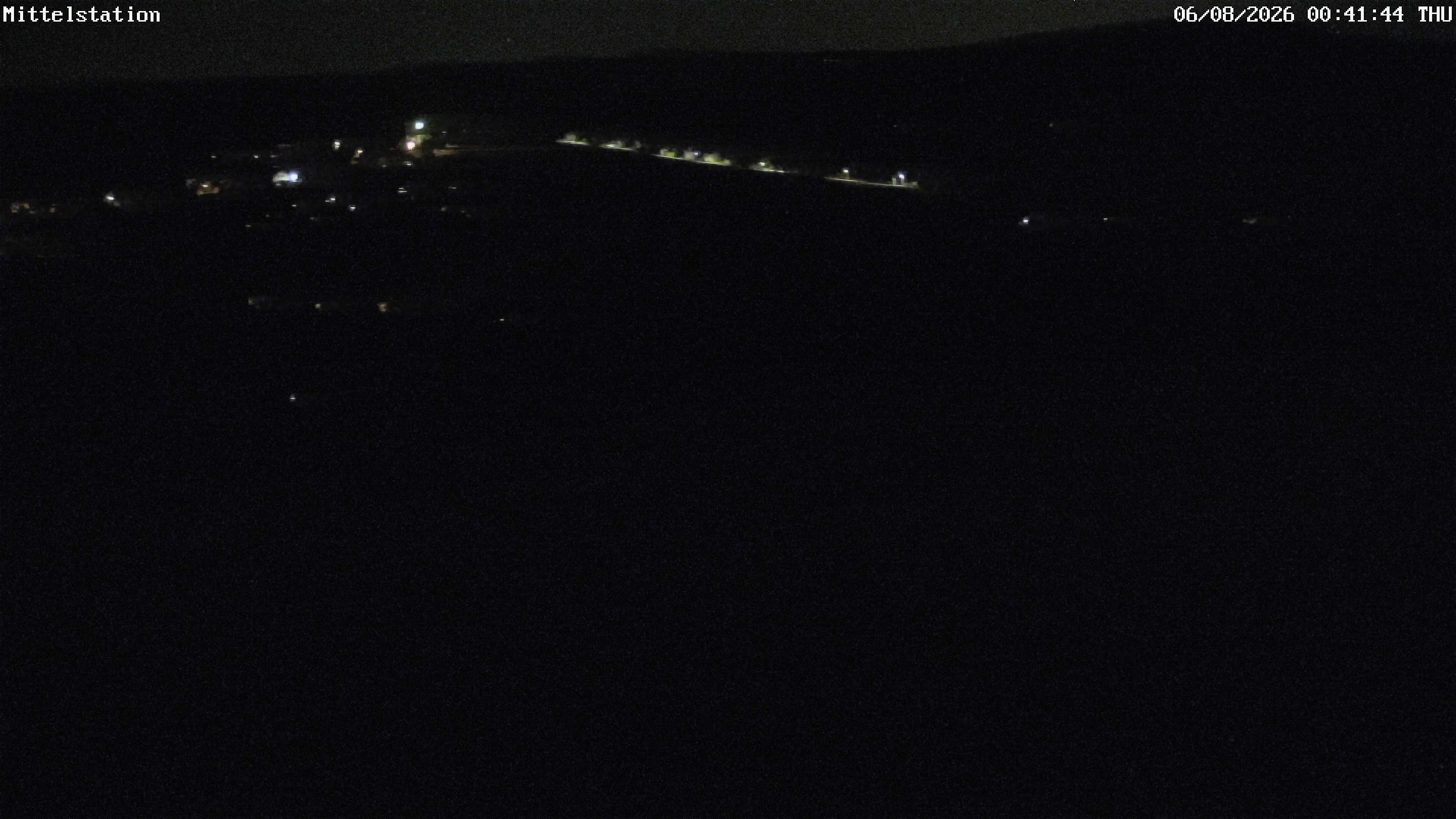 Archiv Foto Webcam Lössnitz: Skilift Mittelstation
