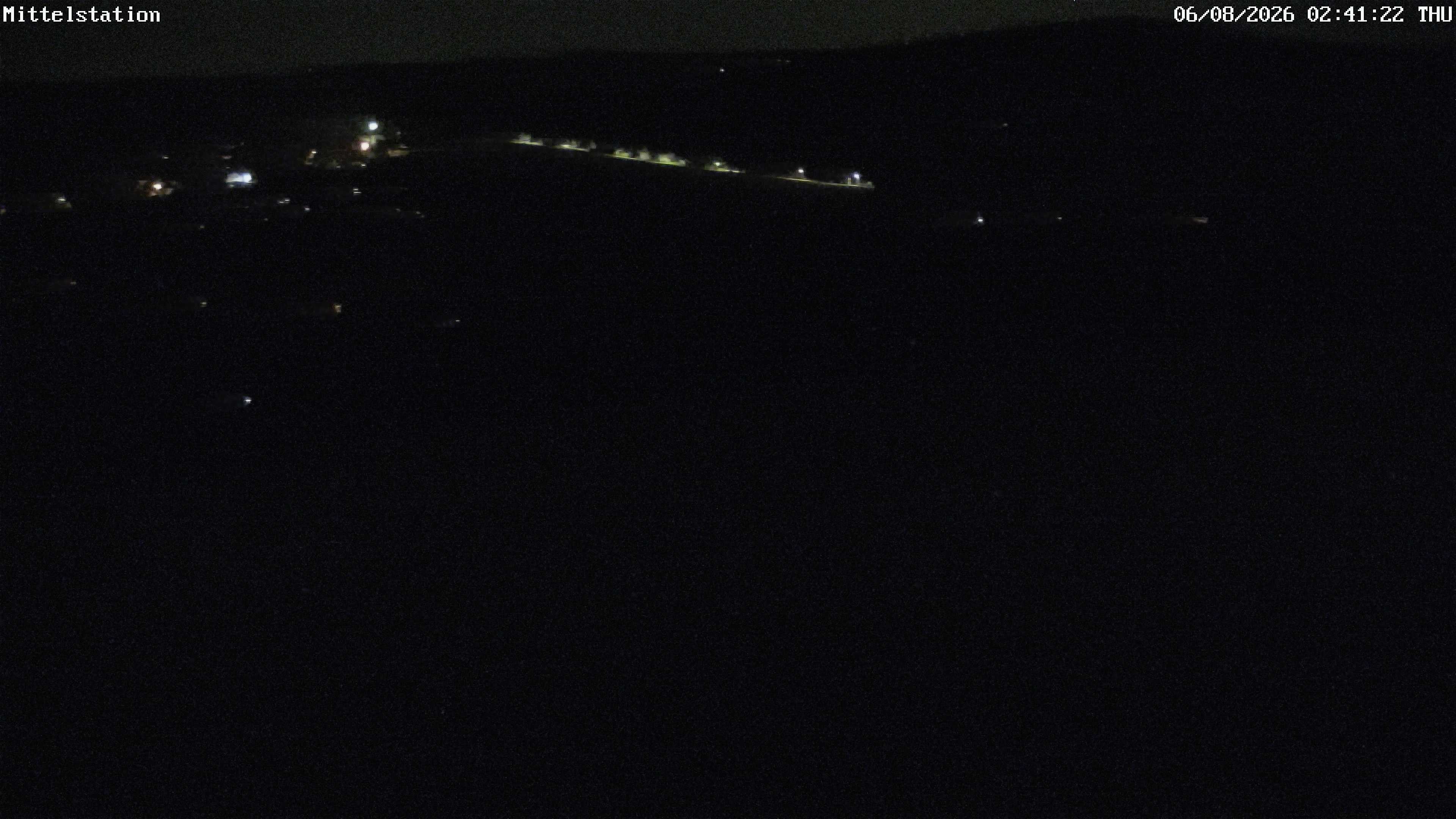 Archiv Foto Webcam Lössnitz: Skilift Mittelstation