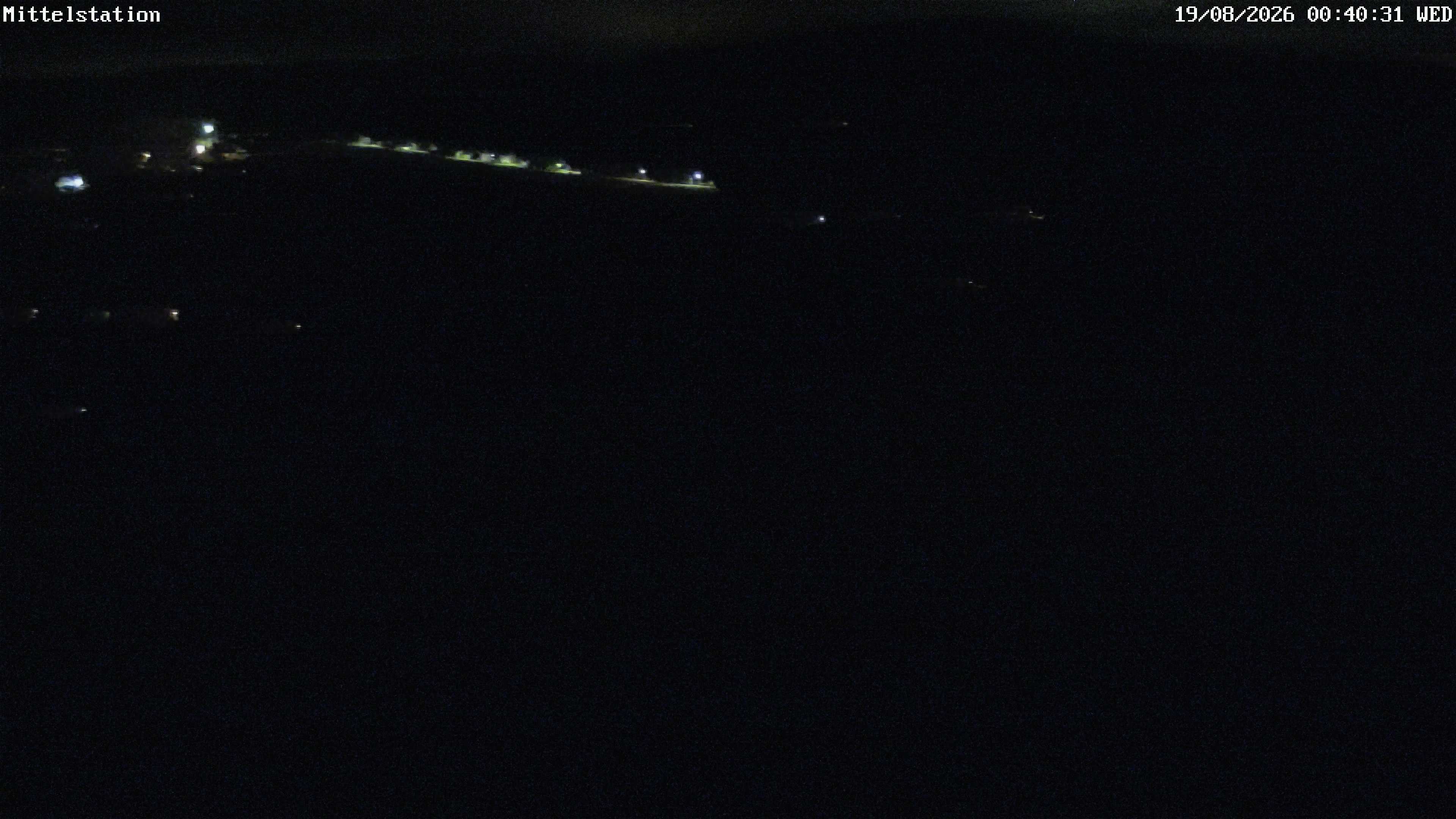 Archiv Foto Webcam Lössnitz: Skilift Mittelstation