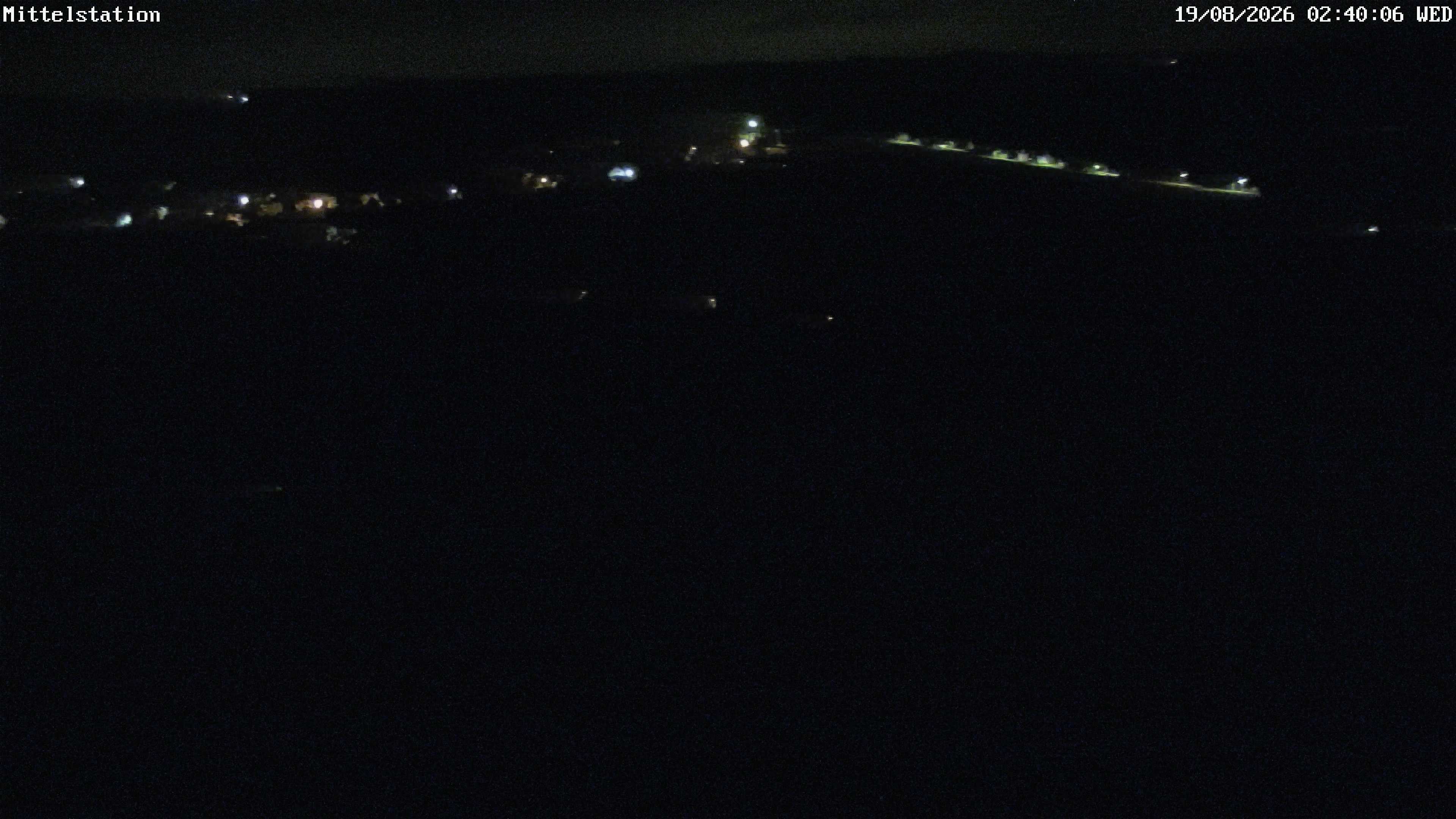 Archiv Foto Webcam Lössnitz: Skilift Mittelstation