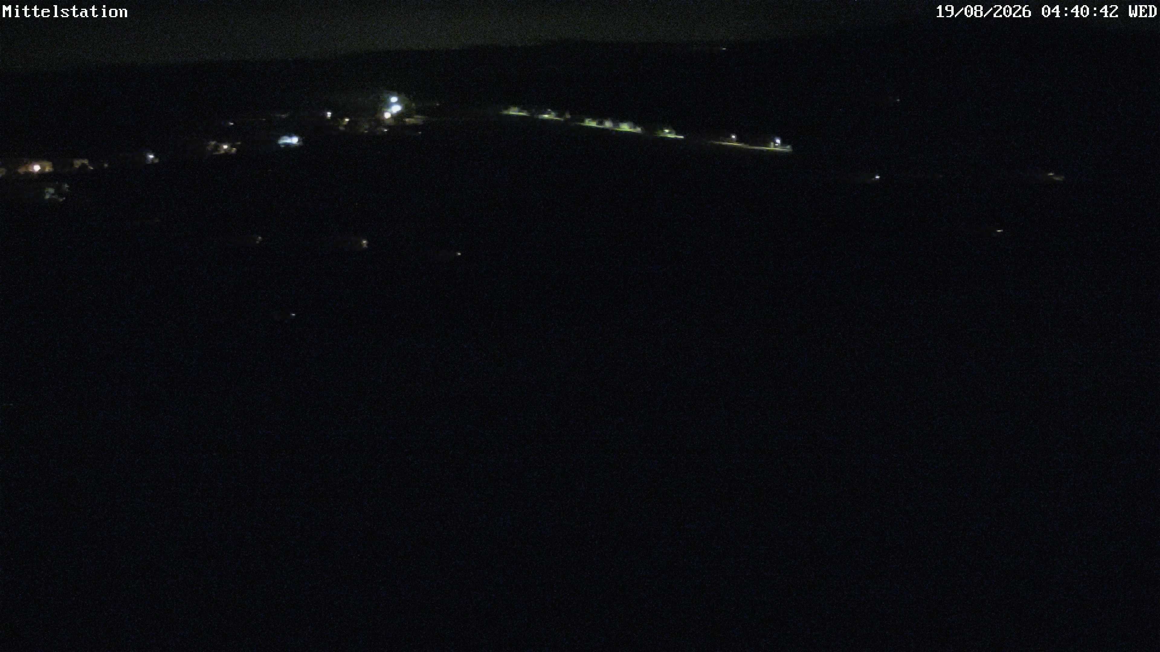 Archiv Foto Webcam Lössnitz: Skilift Mittelstation