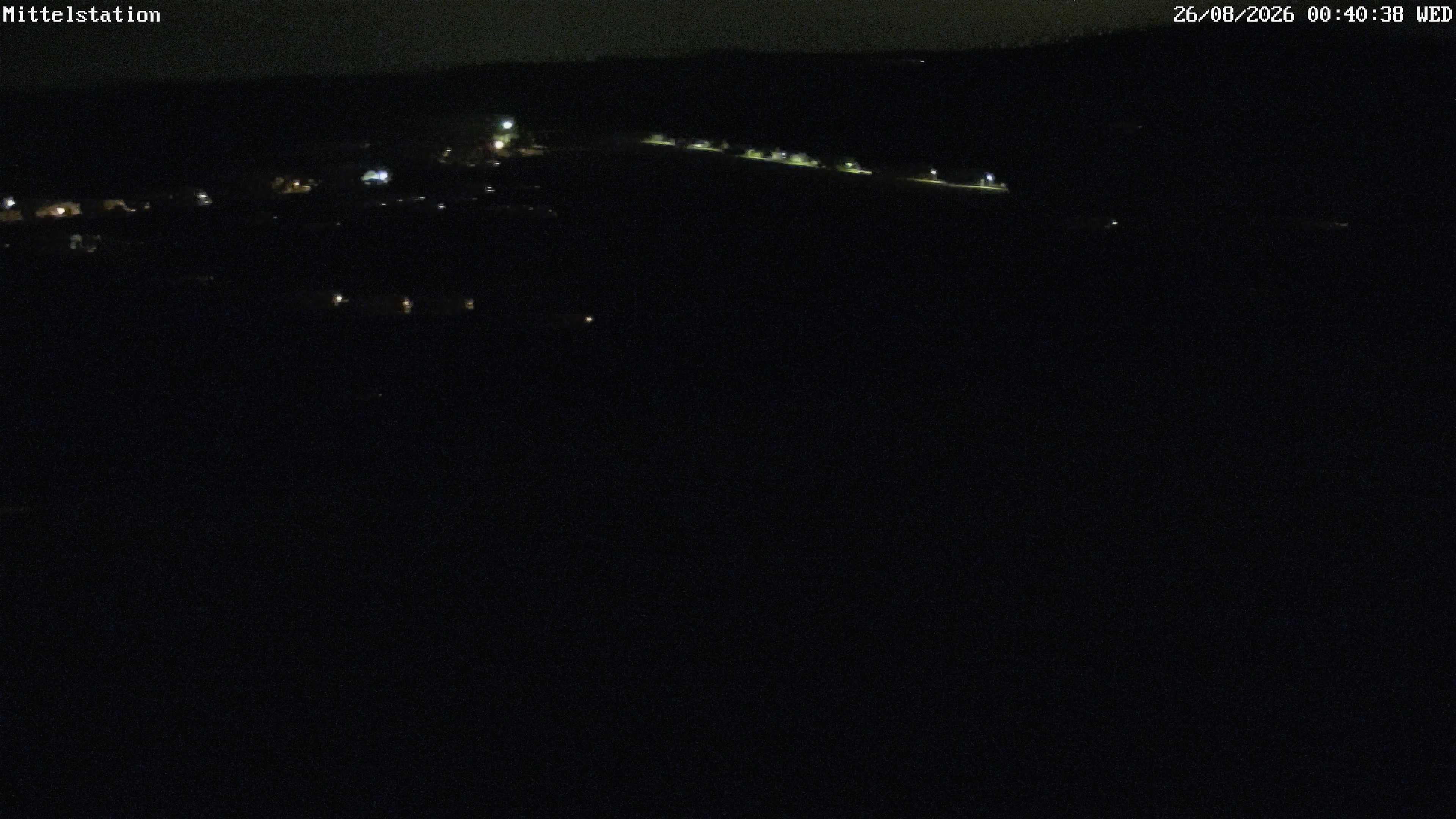 Archiv Foto Webcam Lössnitz: Skilift Mittelstation