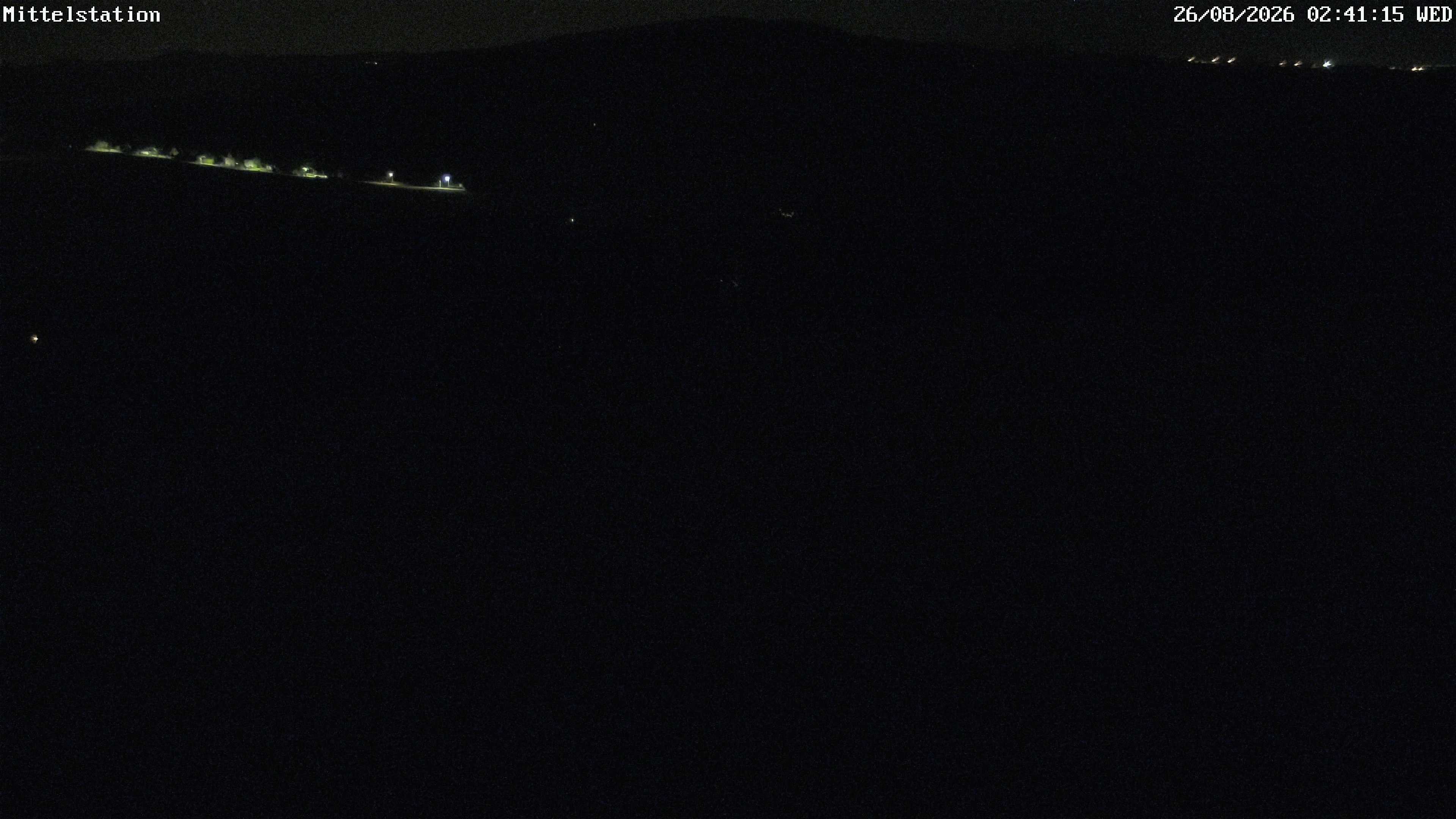 Archiv Foto Webcam Lössnitz: Skilift Mittelstation