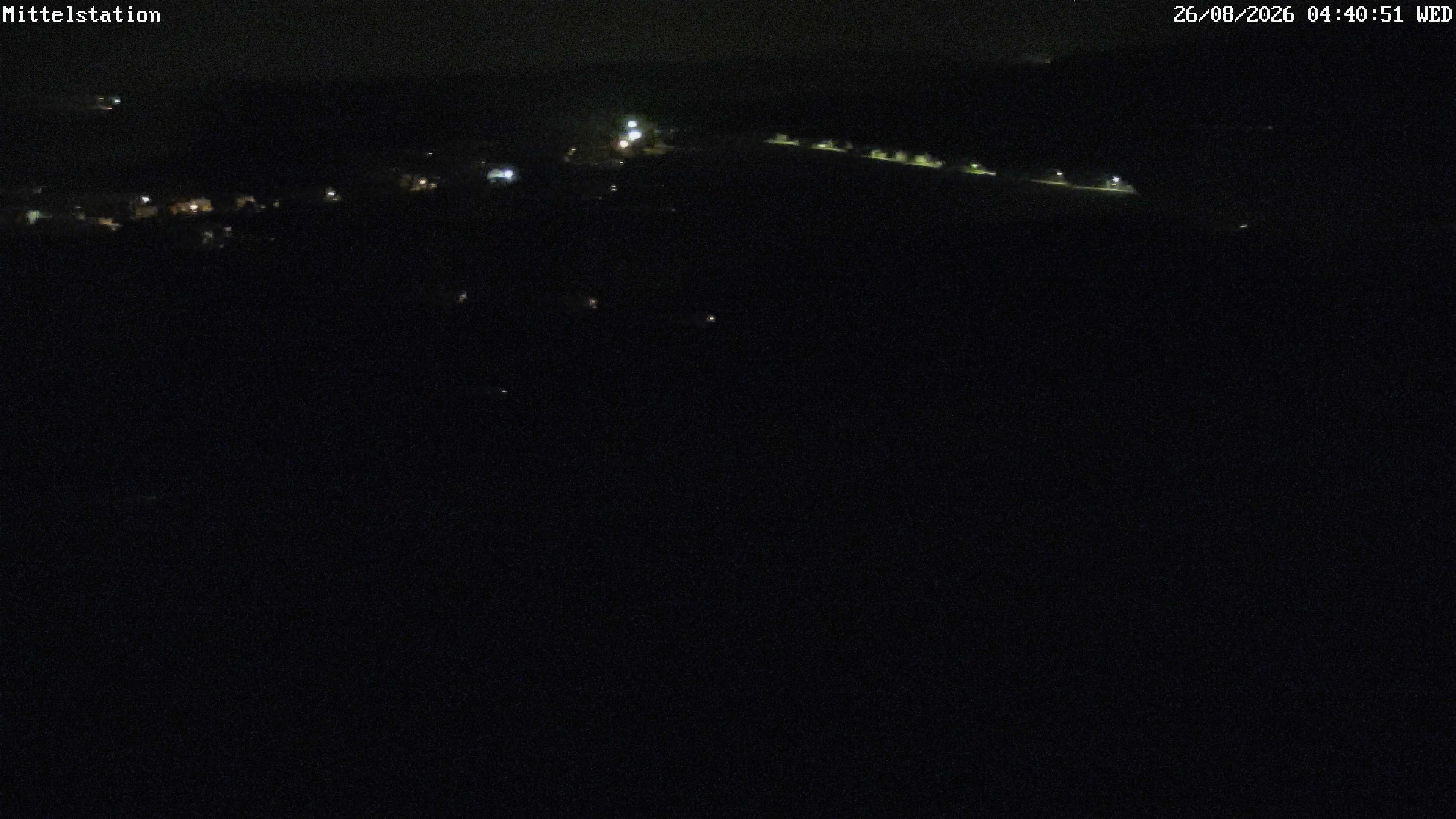 Archiv Foto Webcam Lössnitz: Skilift Mittelstation
