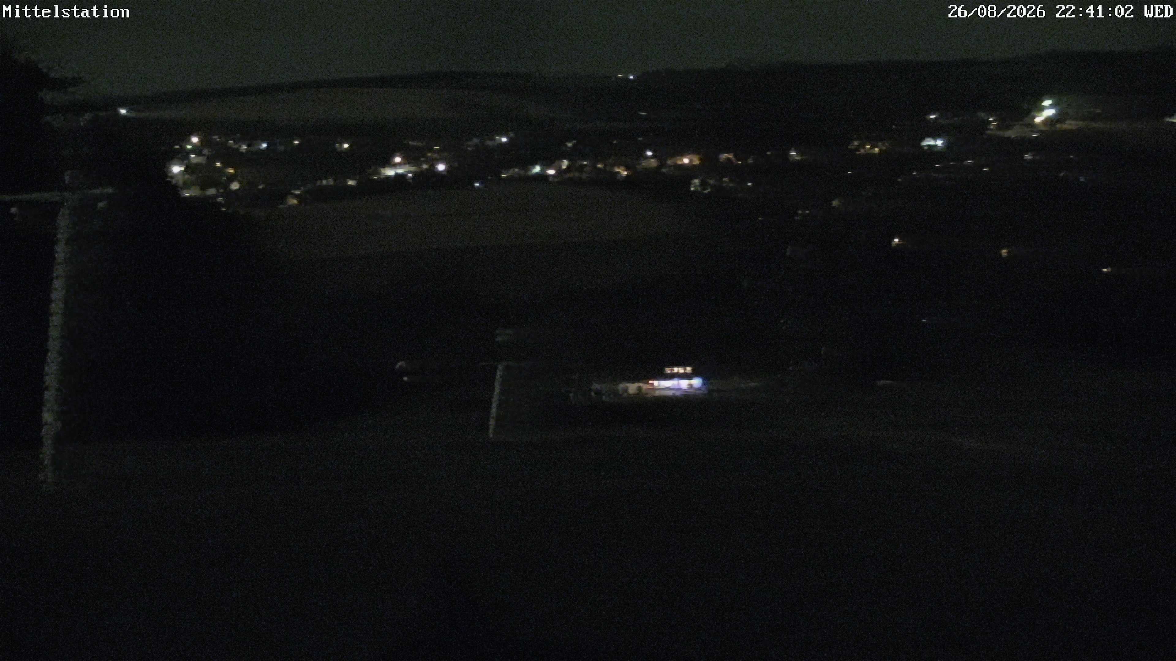 Archived image Webcam Lössnitz: Lift Middle Station