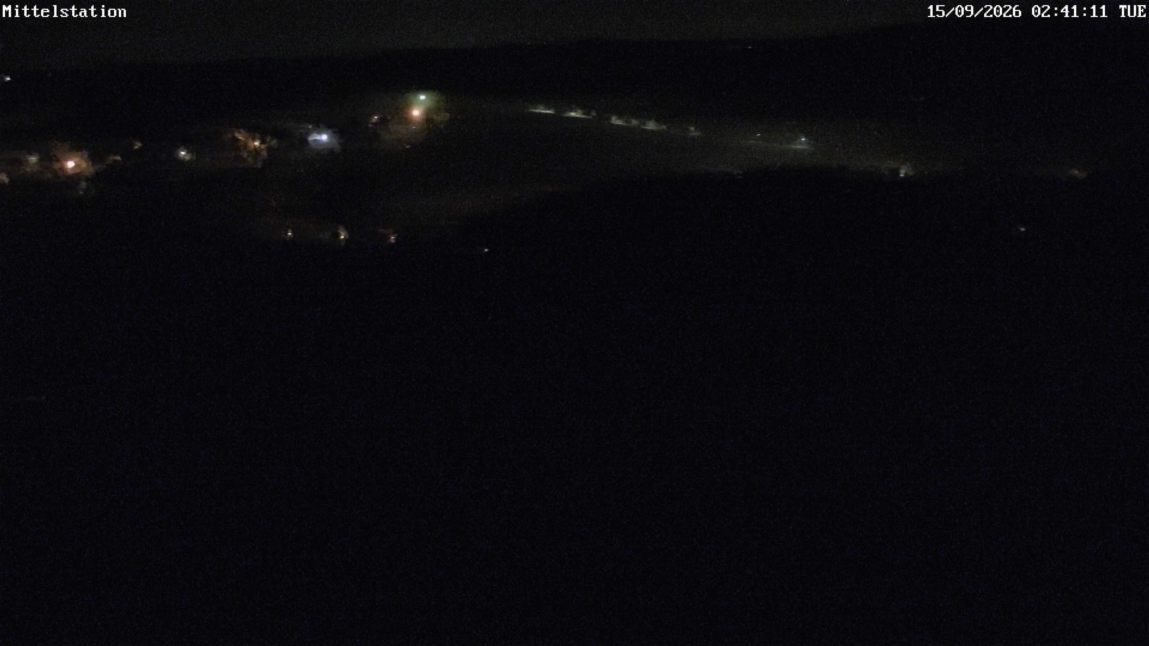 Archiv Foto Webcam Lössnitz: Skilift Mittelstation