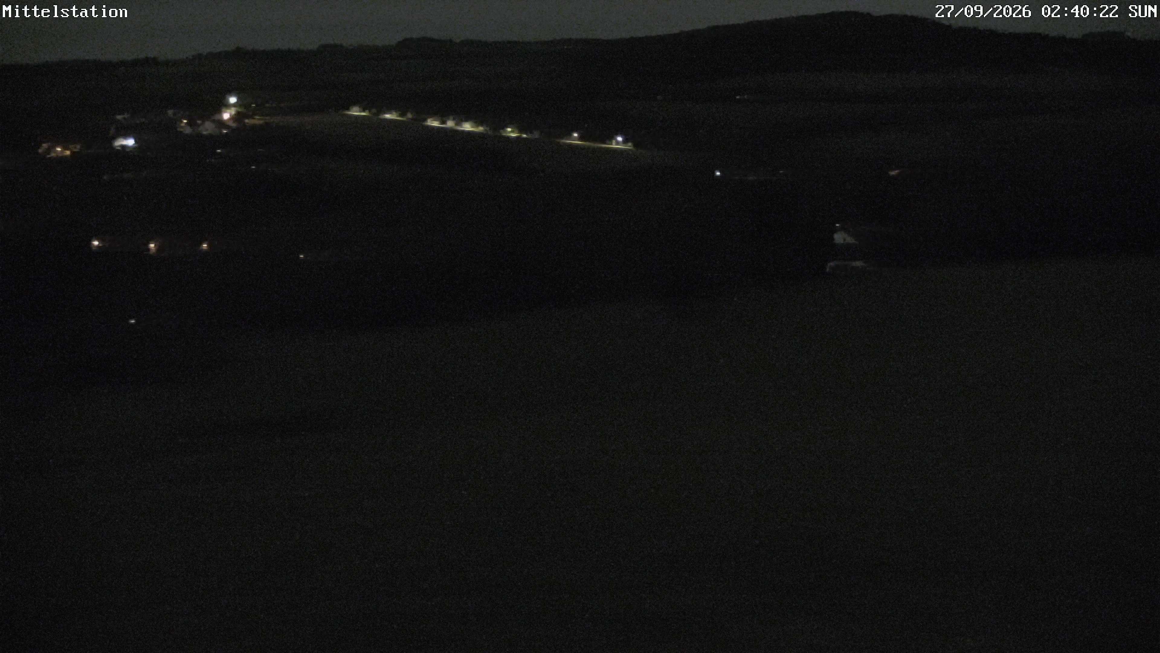 Archiv Foto Webcam Lössnitz: Skilift Mittelstation