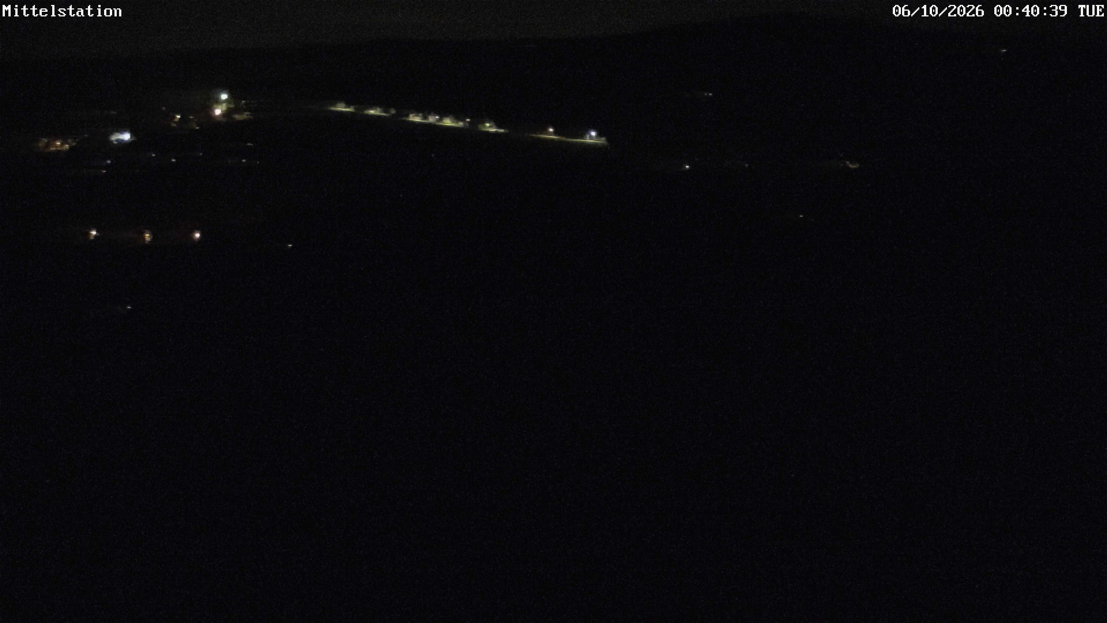 Archiv Foto Webcam Lössnitz: Skilift Mittelstation