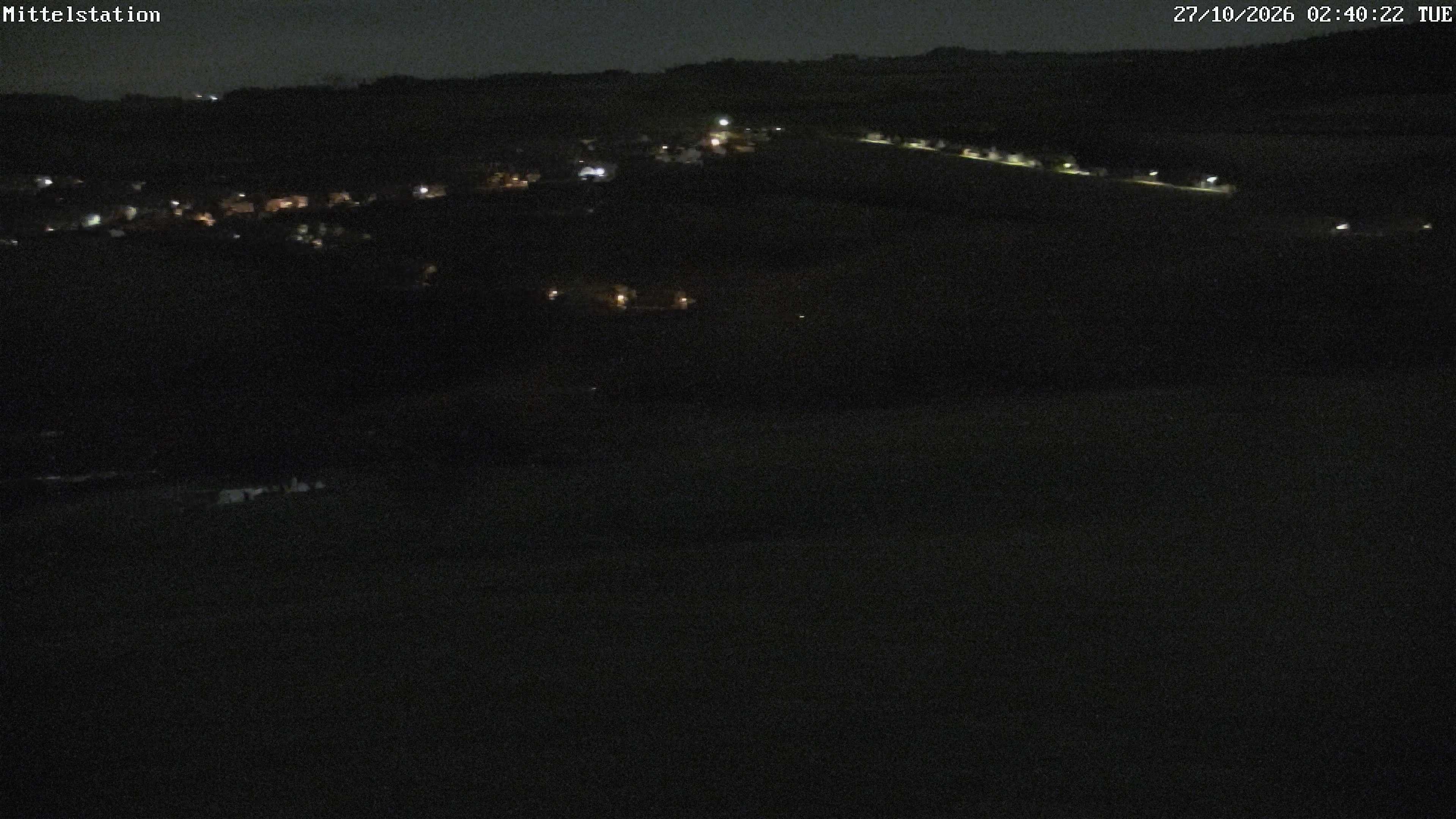 Archiv Foto Webcam Lössnitz: Skilift Mittelstation