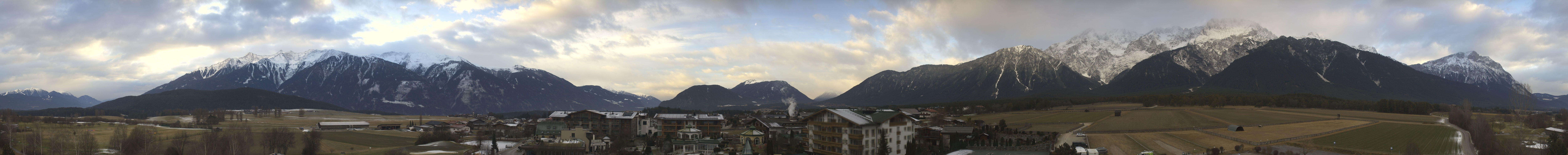 Archiv Foto Webcam Alpenresort Schwarz: Mieminger Plateau