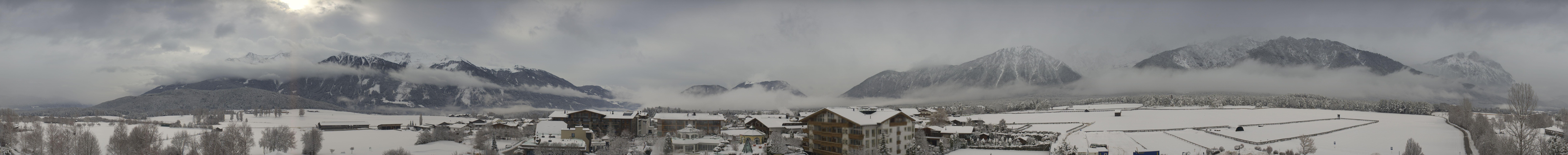 Archiv Foto Webcam Alpenresort Schwarz: Mieminger Plateau