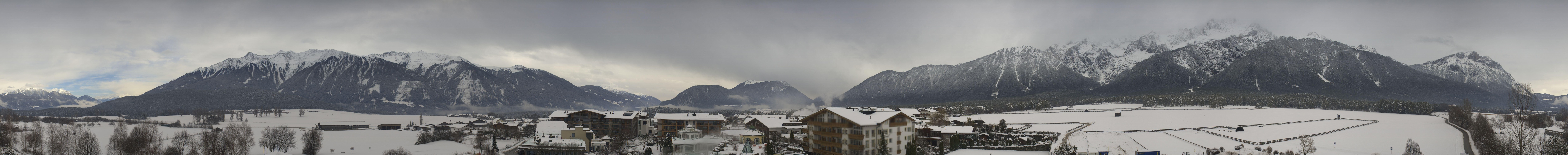 Archiv Foto Webcam Alpenresort Schwarz: Mieminger Plateau