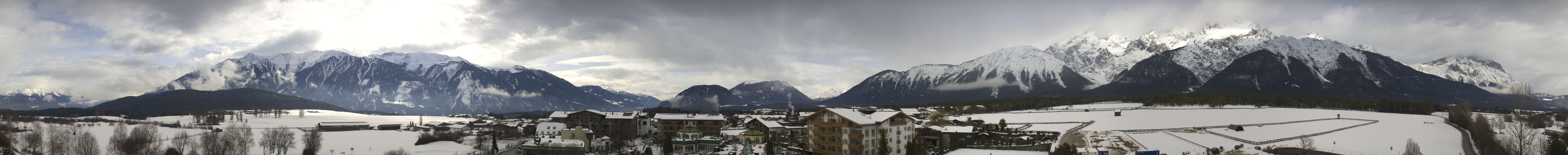 Archiv Foto Webcam Alpenresort Schwarz: Mieminger Plateau