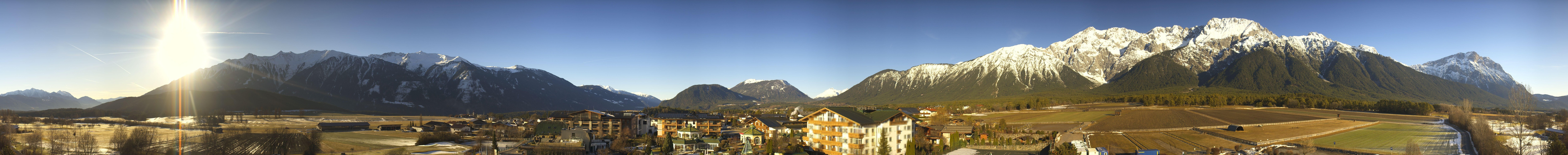 Archived image Webcam Alpenresort Schwarz at Mieming Plateau