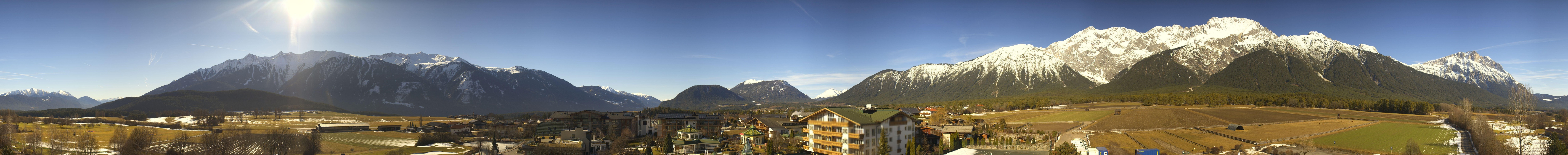 Archived image Webcam Alpenresort Schwarz at Mieming Plateau