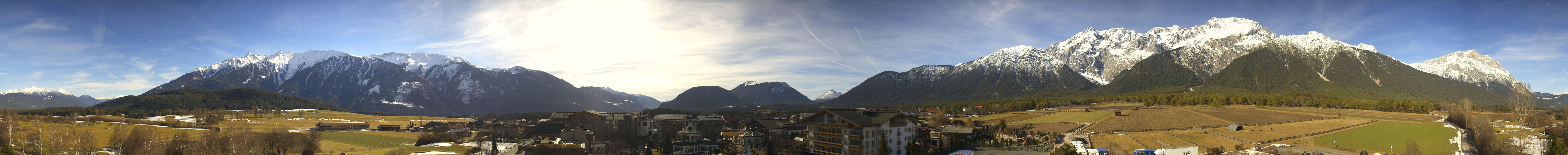 Archived image Webcam Alpenresort Schwarz at Mieming Plateau