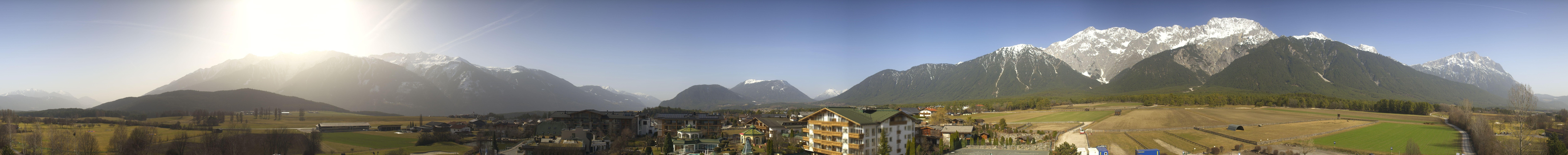 Archiv Foto Webcam Alpenresort Schwarz: Mieminger Plateau