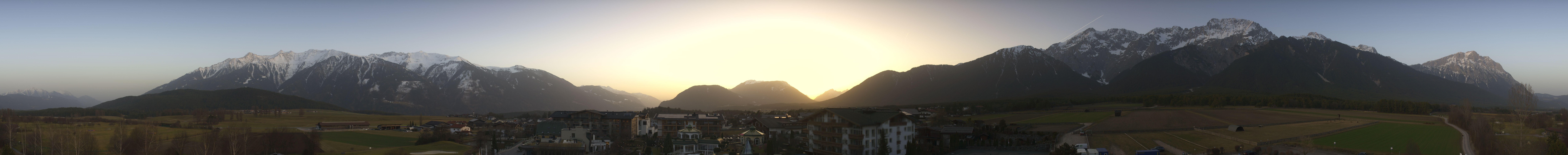 Archiv Foto Webcam Alpenresort Schwarz: Mieminger Plateau