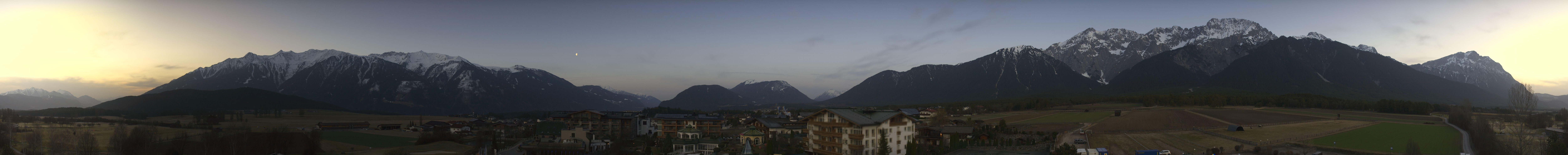 Archiv Foto Webcam Alpenresort Schwarz: Mieminger Plateau