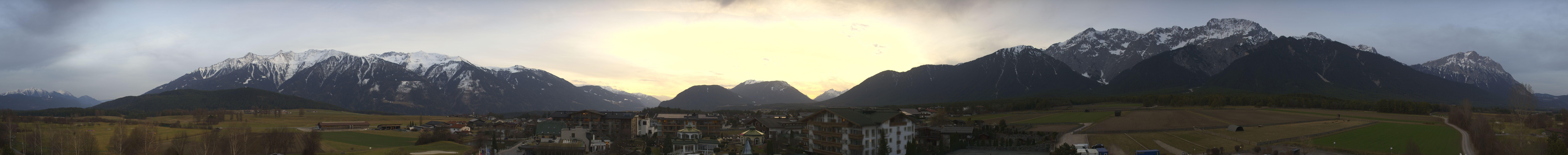 Archiv Foto Webcam Alpenresort Schwarz: Mieminger Plateau