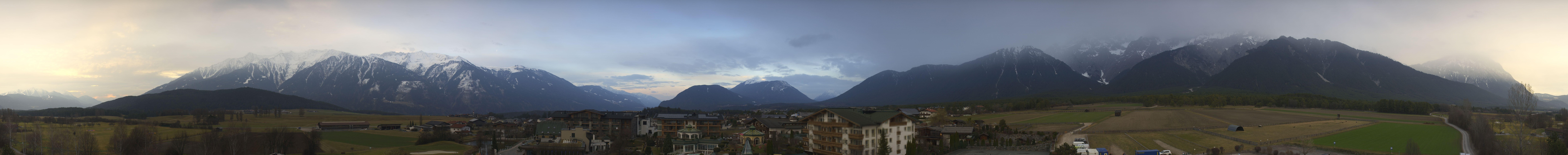 Archiv Foto Webcam Alpenresort Schwarz: Mieminger Plateau