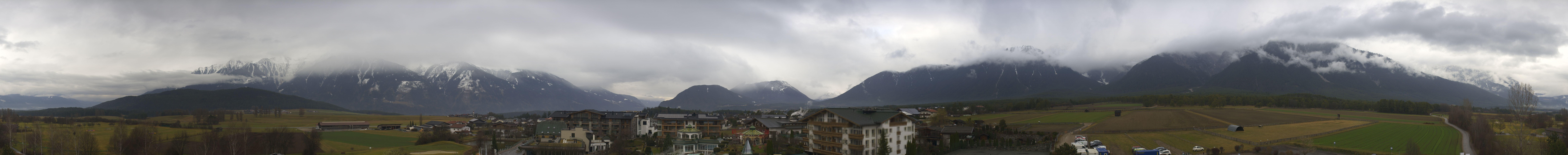 Archiv Foto Webcam Alpenresort Schwarz: Mieminger Plateau