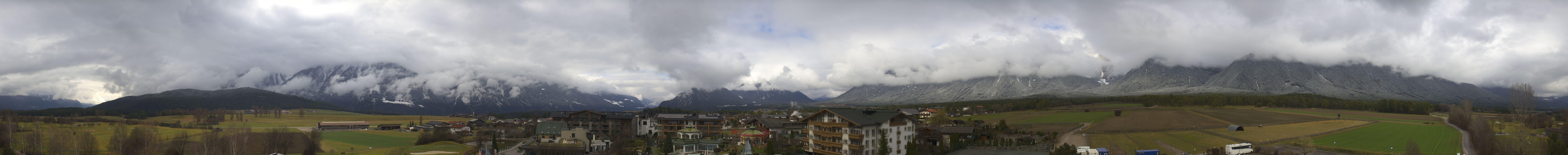 Archiv Foto Webcam Alpenresort Schwarz: Mieminger Plateau