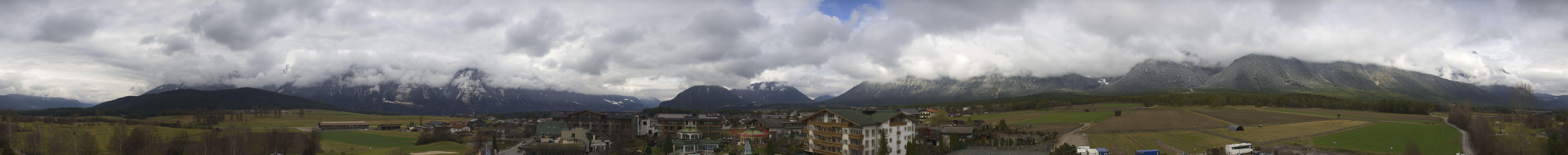 Archiv Foto Webcam Alpenresort Schwarz: Mieminger Plateau