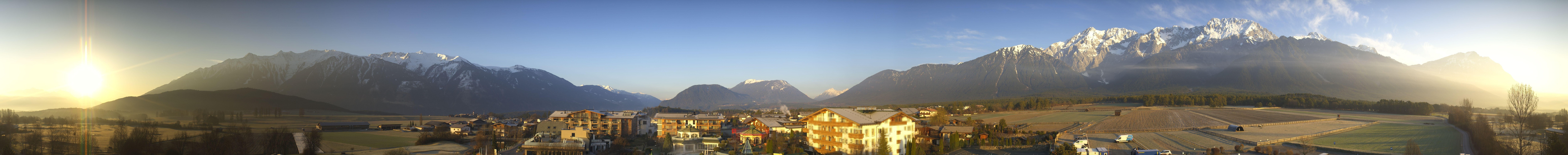 Archived image Webcam Alpenresort Schwarz at Mieming Plateau