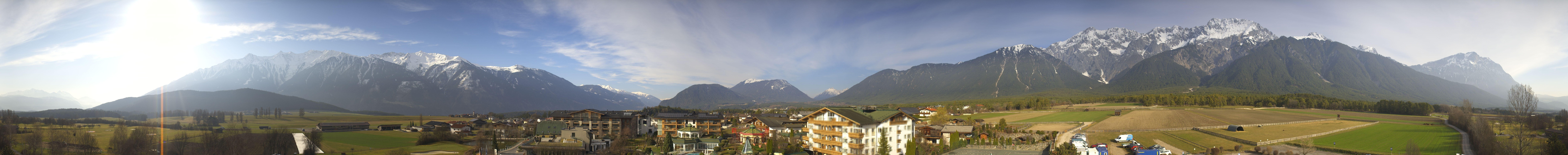 Archived image Webcam Alpenresort Schwarz at Mieming Plateau