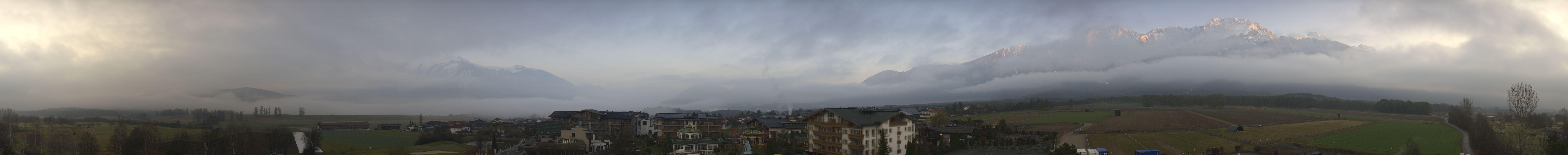 Archiv Foto Webcam Alpenresort Schwarz: Mieminger Plateau