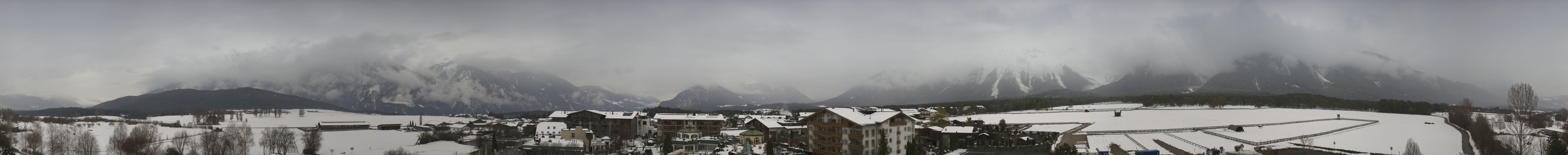 Archiv Foto Webcam Alpenresort Schwarz: Mieminger Plateau