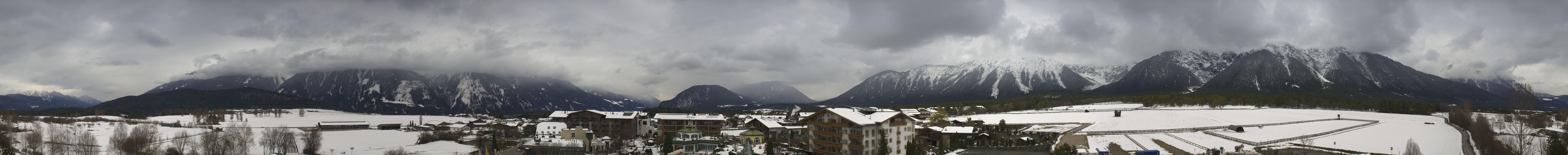 Archiv Foto Webcam Alpenresort Schwarz: Mieminger Plateau