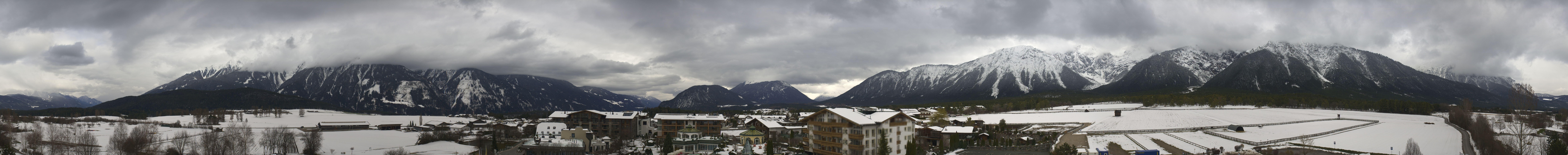 Archiv Foto Webcam Alpenresort Schwarz: Mieminger Plateau