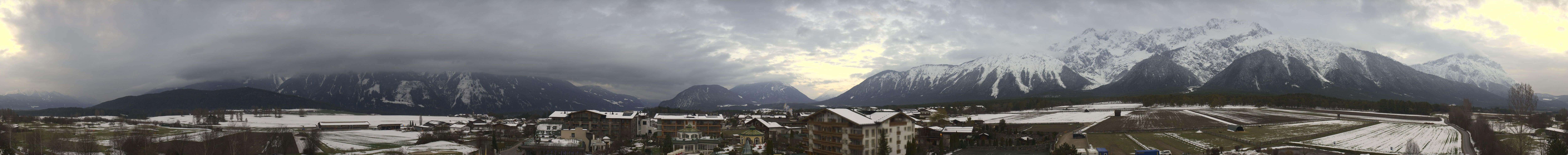 Archiv Foto Webcam Alpenresort Schwarz: Mieminger Plateau