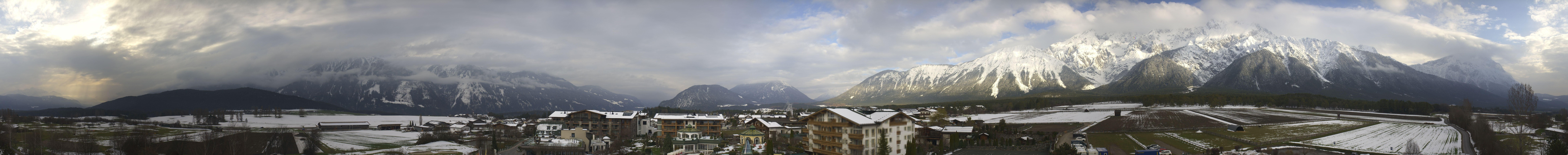 Archiv Foto Webcam Alpenresort Schwarz: Mieminger Plateau