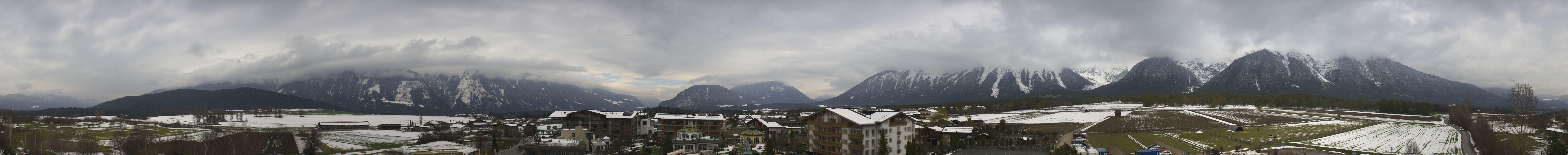 Archiv Foto Webcam Alpenresort Schwarz: Mieminger Plateau