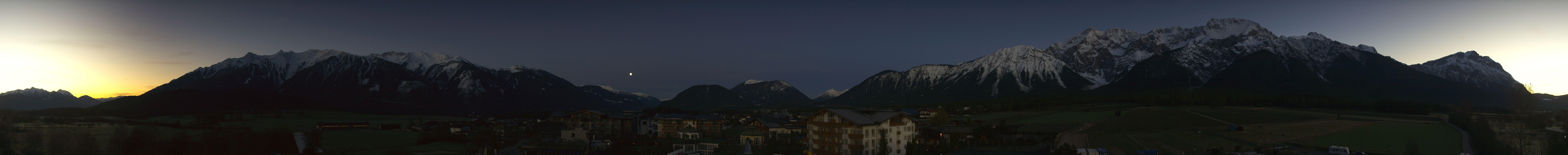 Archiv Foto Webcam Alpenresort Schwarz: Mieminger Plateau