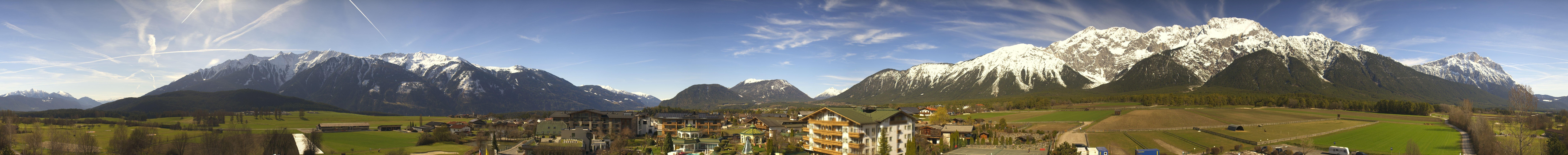 Archiv Foto Webcam Alpenresort Schwarz: Mieminger Plateau