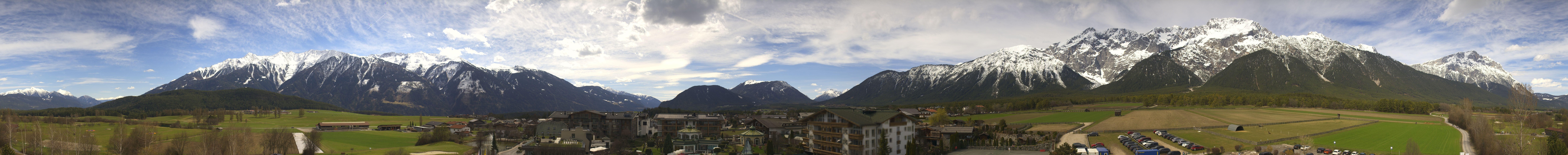 Archiv Foto Webcam Alpenresort Schwarz: Mieminger Plateau