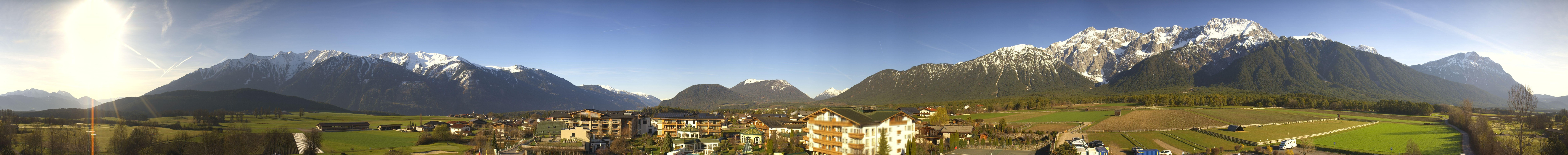 Archived image Webcam Alpenresort Schwarz at Mieming Plateau